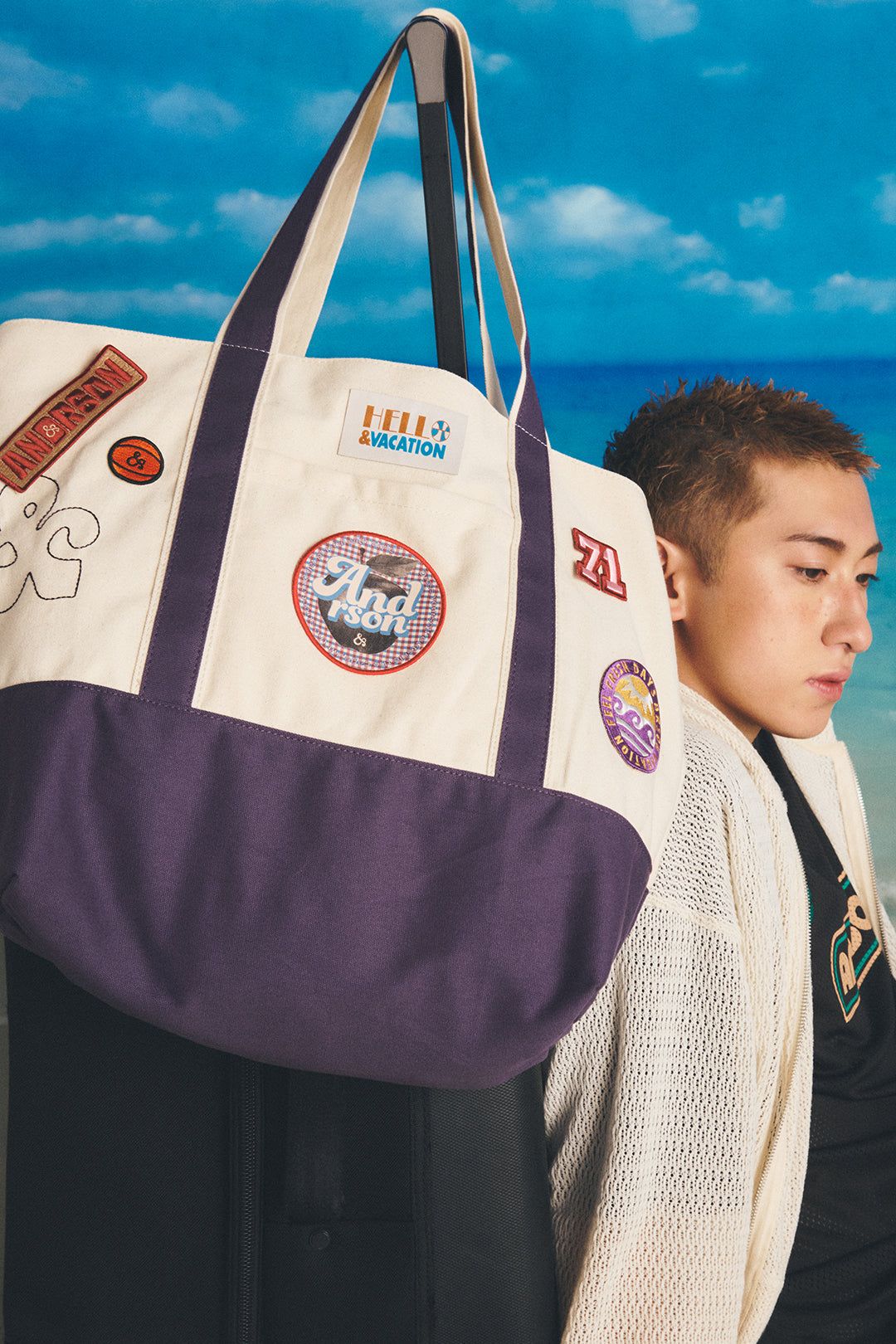 VACATION WAPPEN CANVAS TOTE