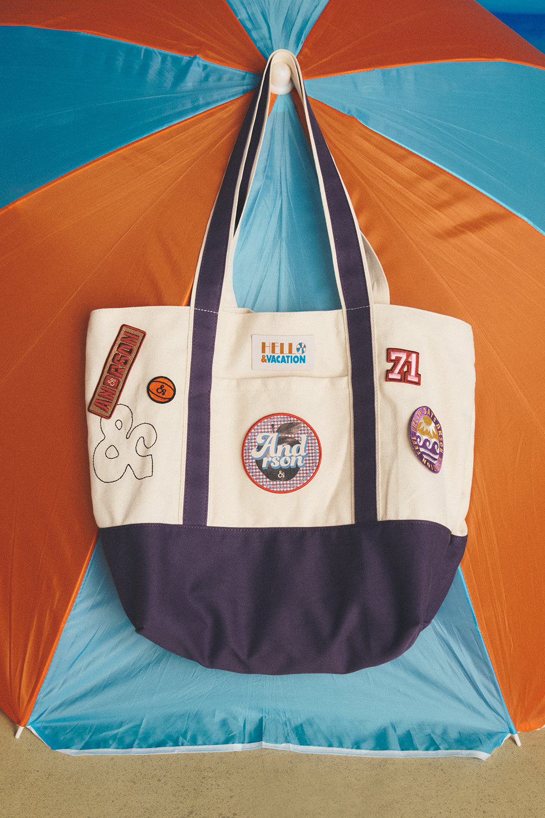 VACATION WAPPEN CANVAS TOTE