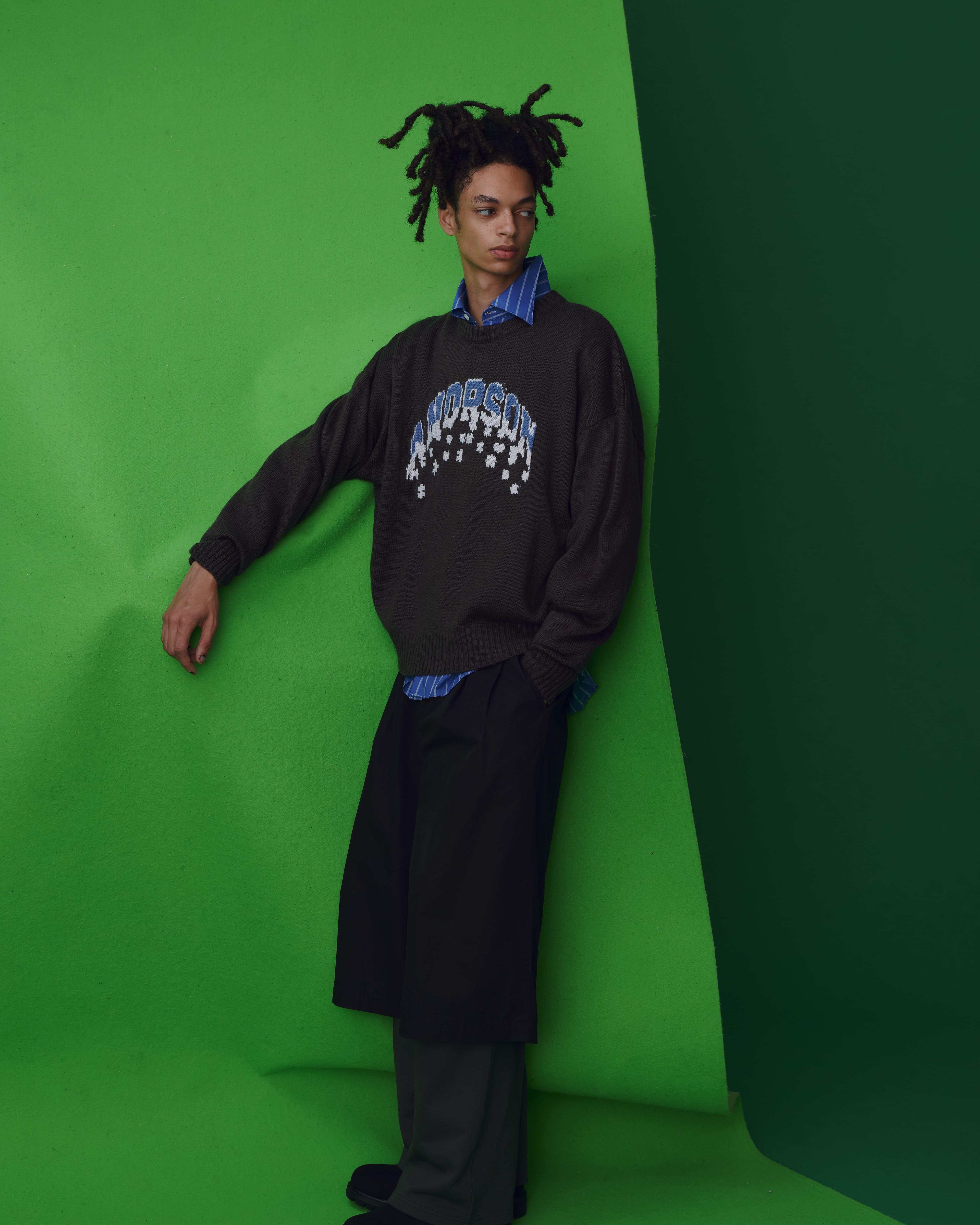 【予約販売】PW LOGO KNIT TOPS