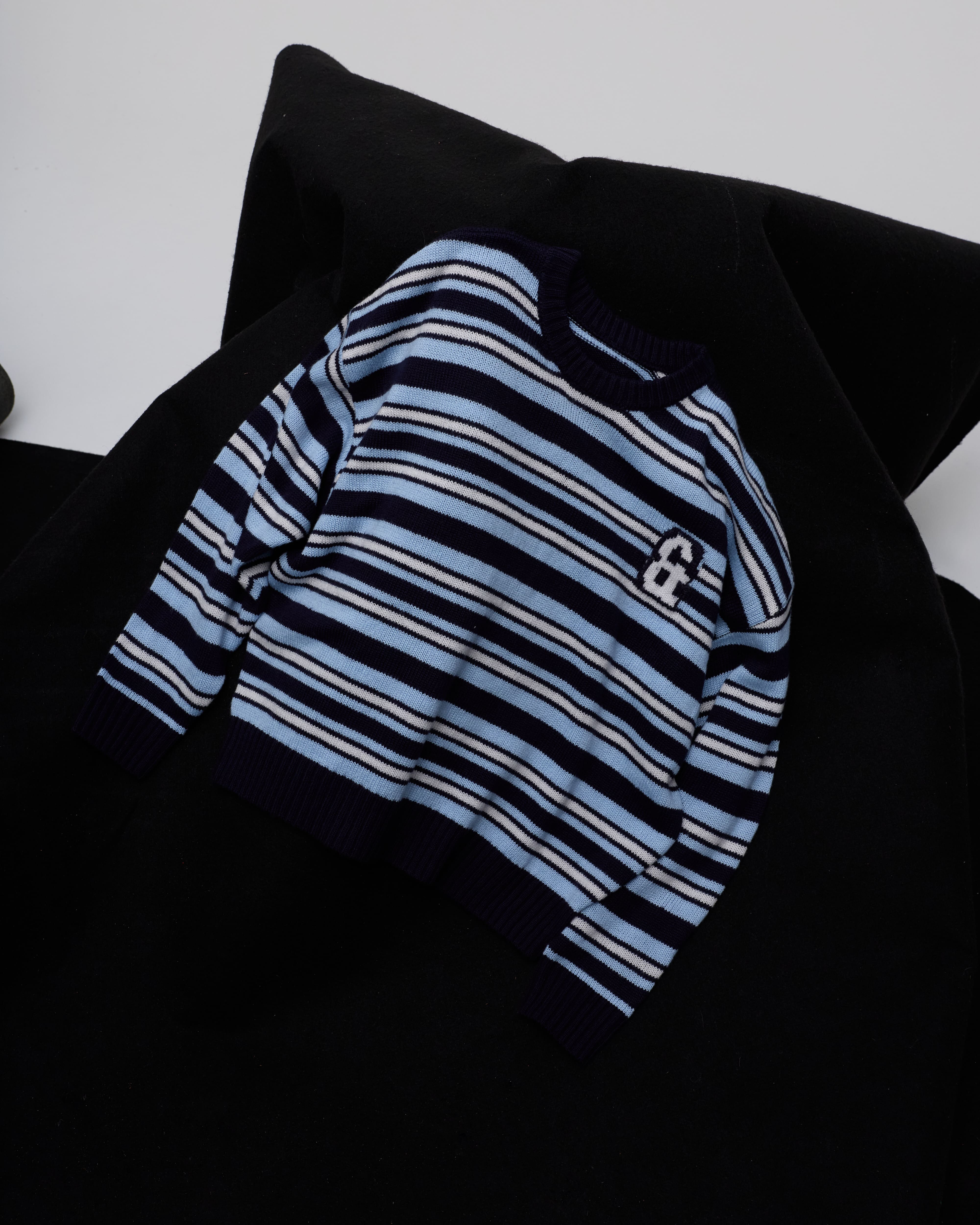 PW STRIPED KNIT TOPS