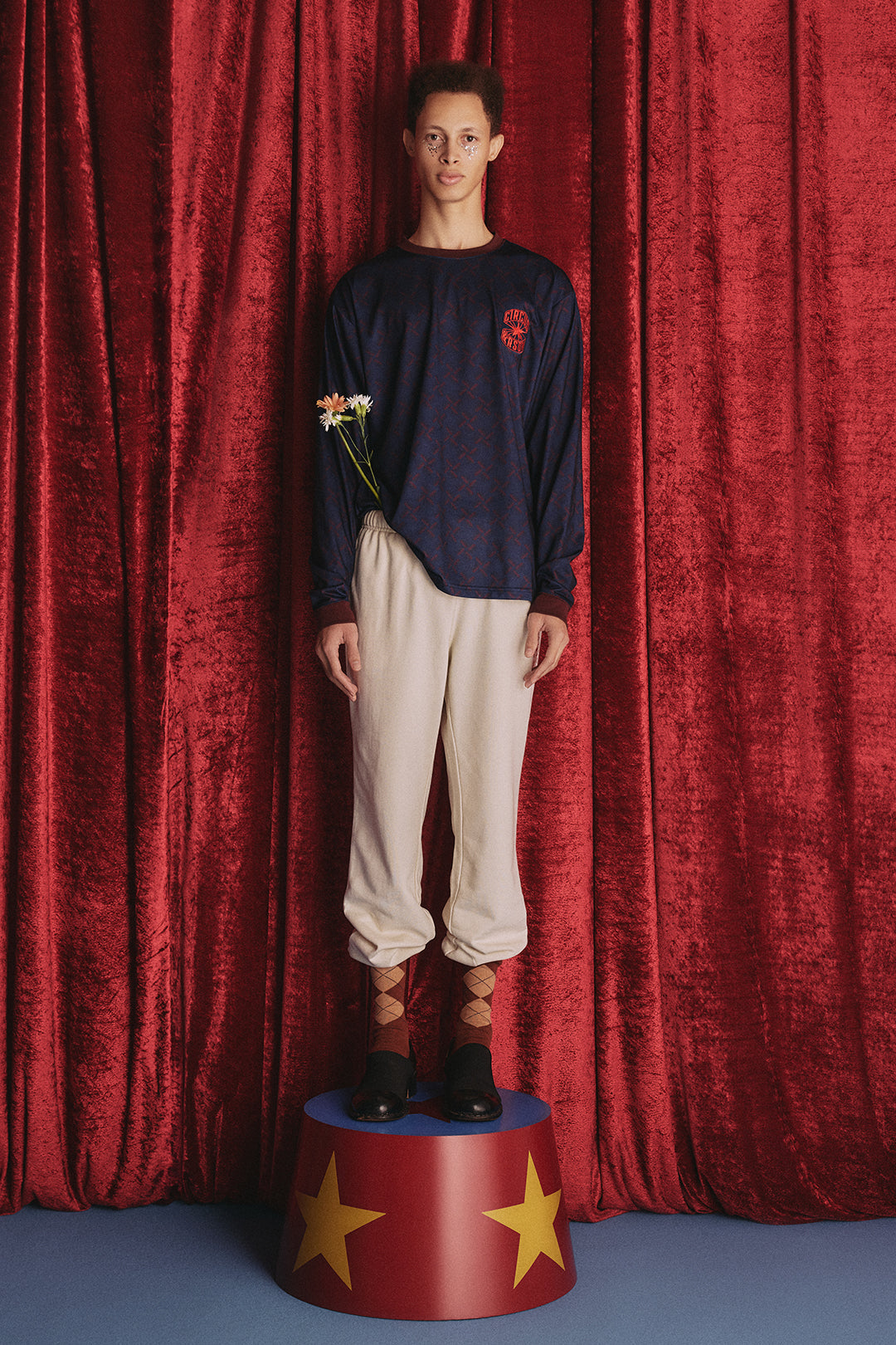 CIRCUS PATTERNED L/S T-SHIRTS