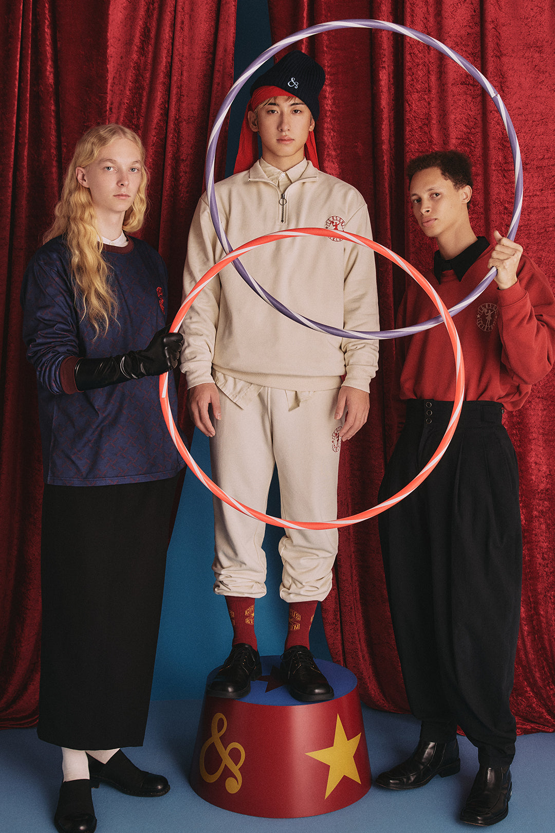 CIRCUS HALFZIP SWEAT SHIRTS