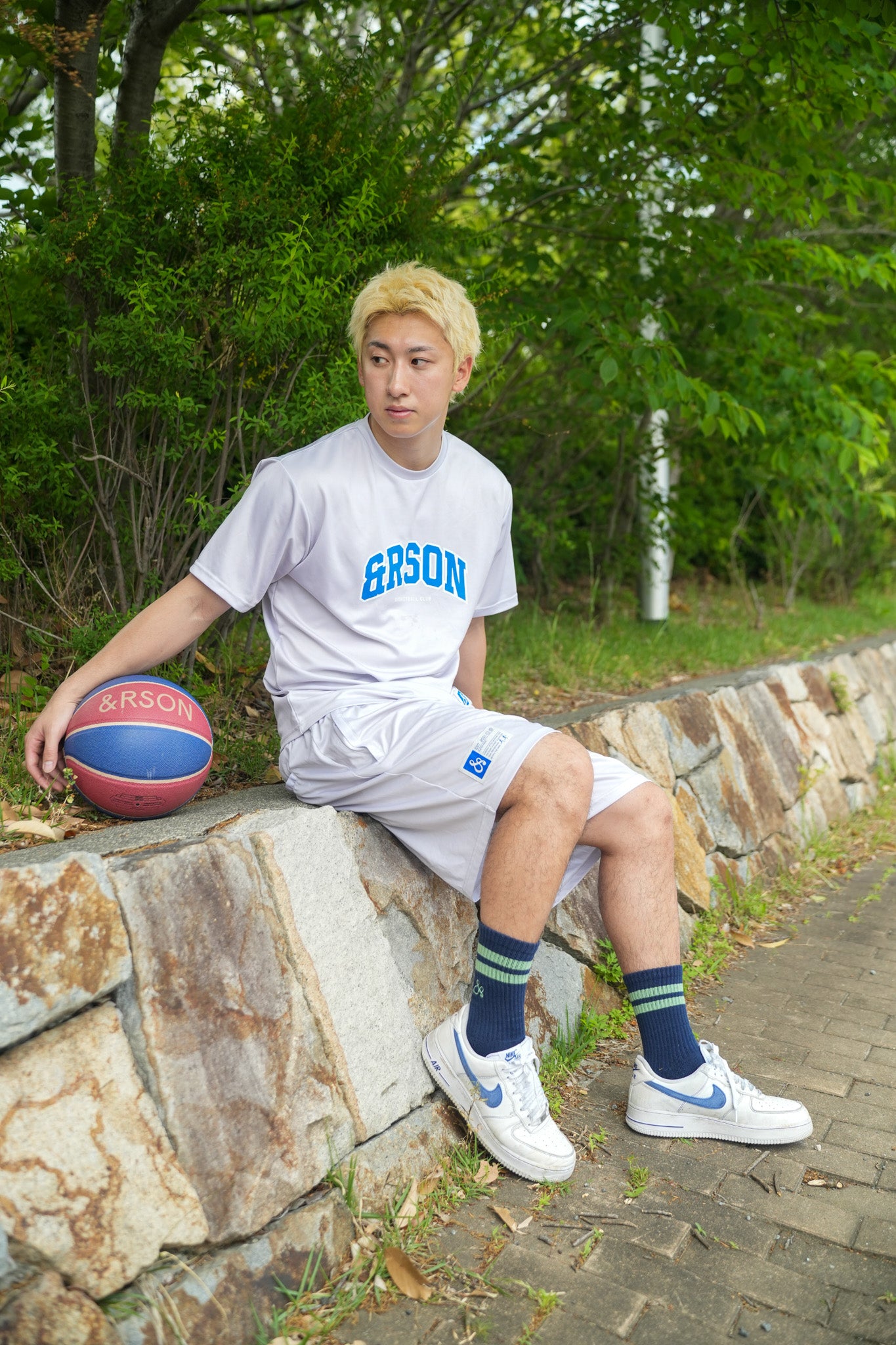 【NEW】STANDARD LOGO SHORTS / LIGTH GRAY