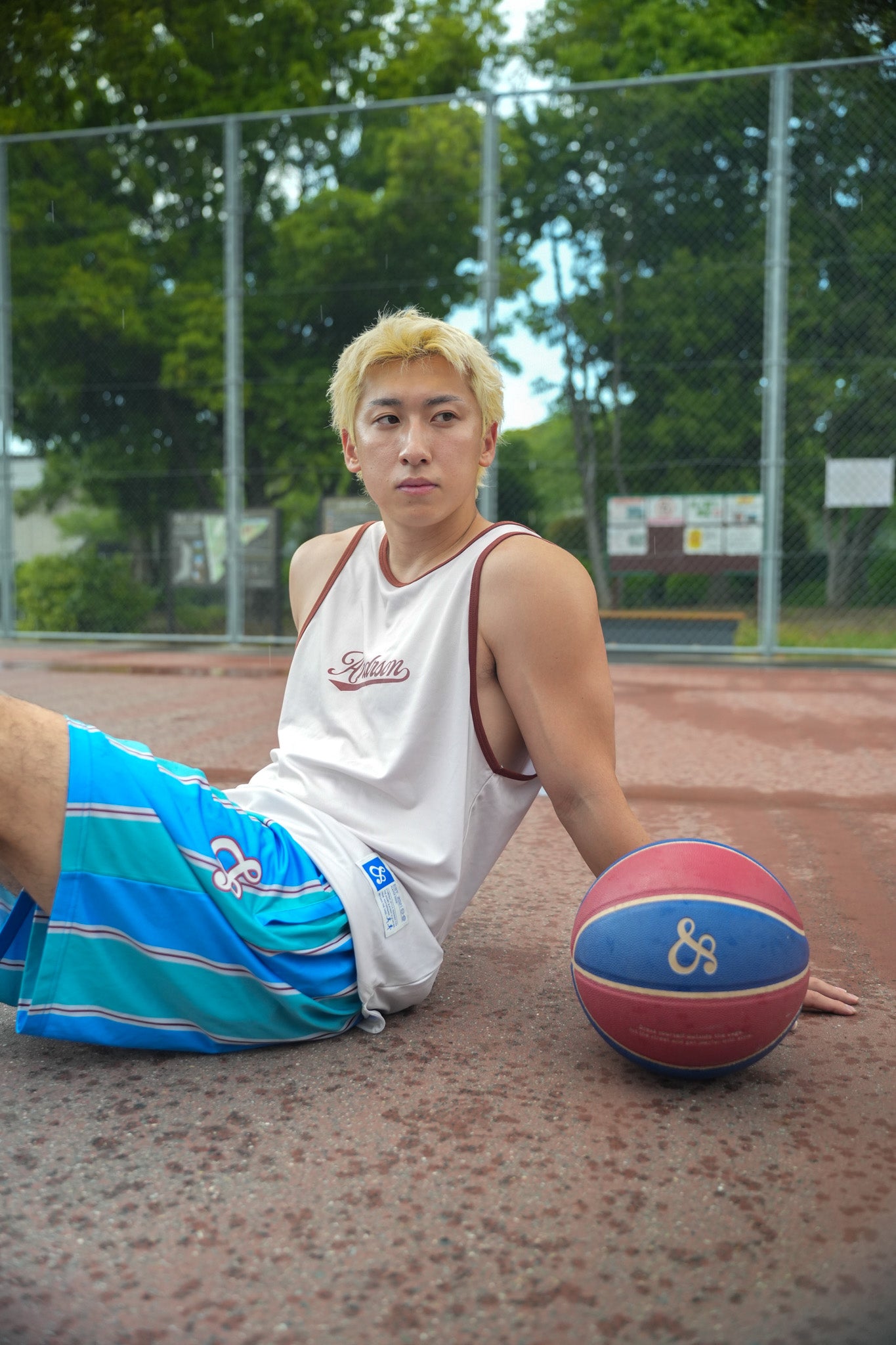 【NEW】STANDARD TANK TOP / WHITE BEIGE