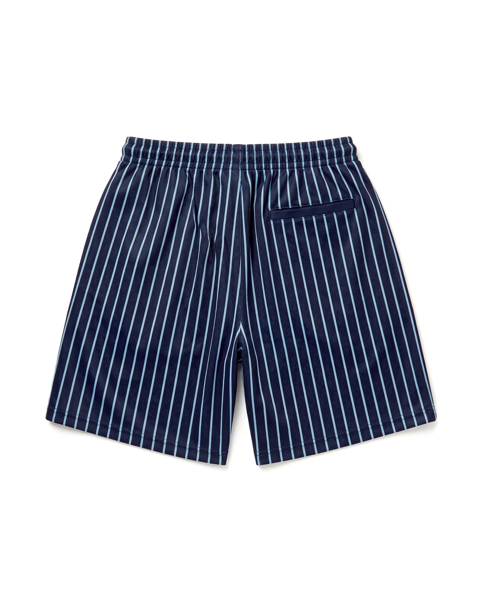 【NEW】STANDARD LOGO SHORTS / BLUE STRIPE