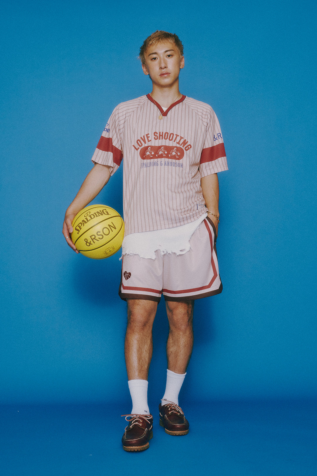 SPALDING×&RSON LOVE SHOOTING GAME PANTS