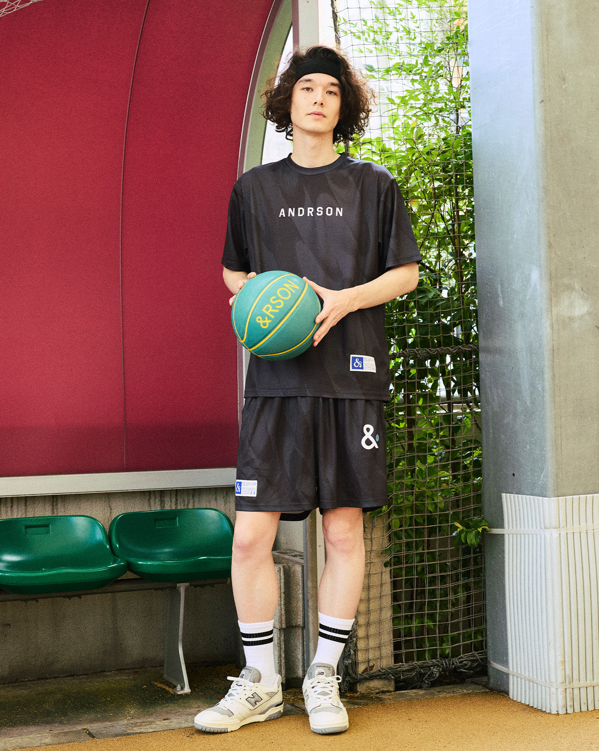 STANDARD MARBLE SHORTS / BLACK