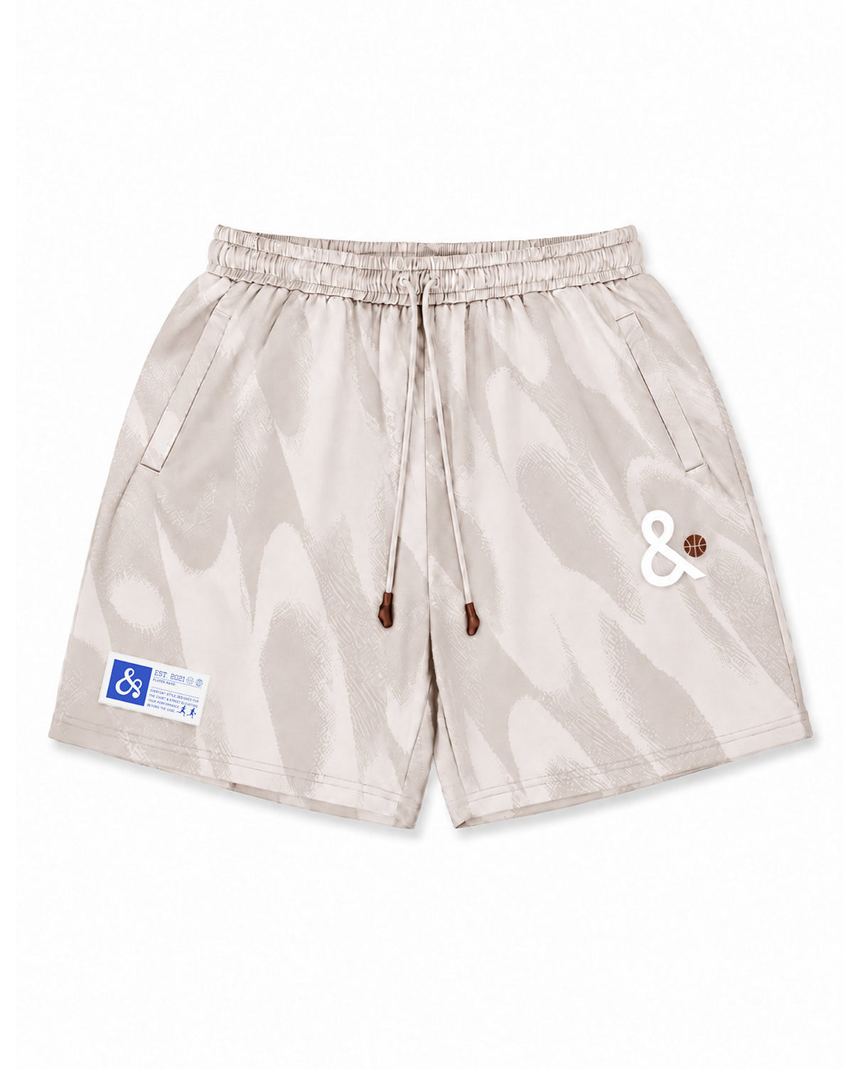 STANDARD MARBLE SHORTS / BEIGE