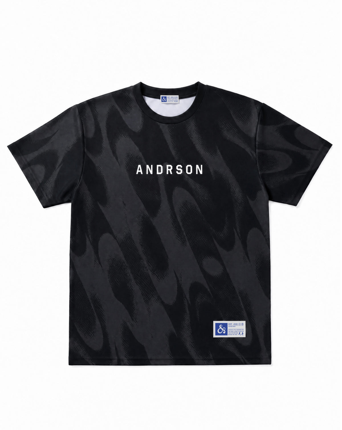 STANDARD MARBLE T-SHIRTS / BLACK