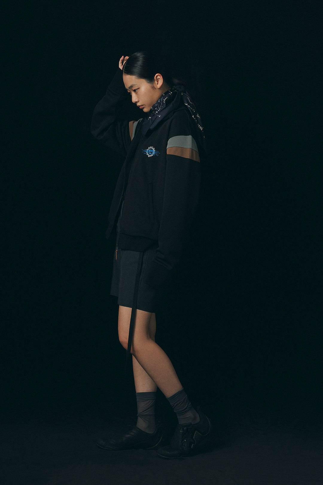 BLACK TRACK JACKET