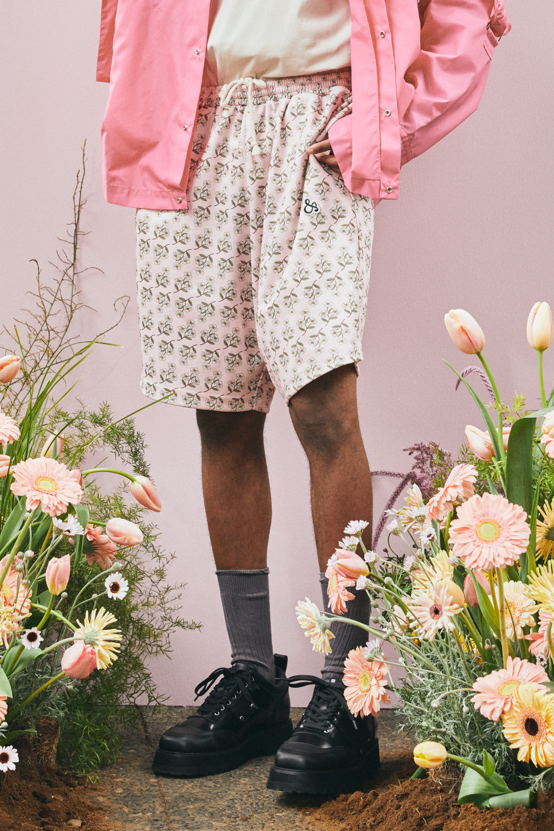 &RSON BLOSSOM SHORTS (PINK)