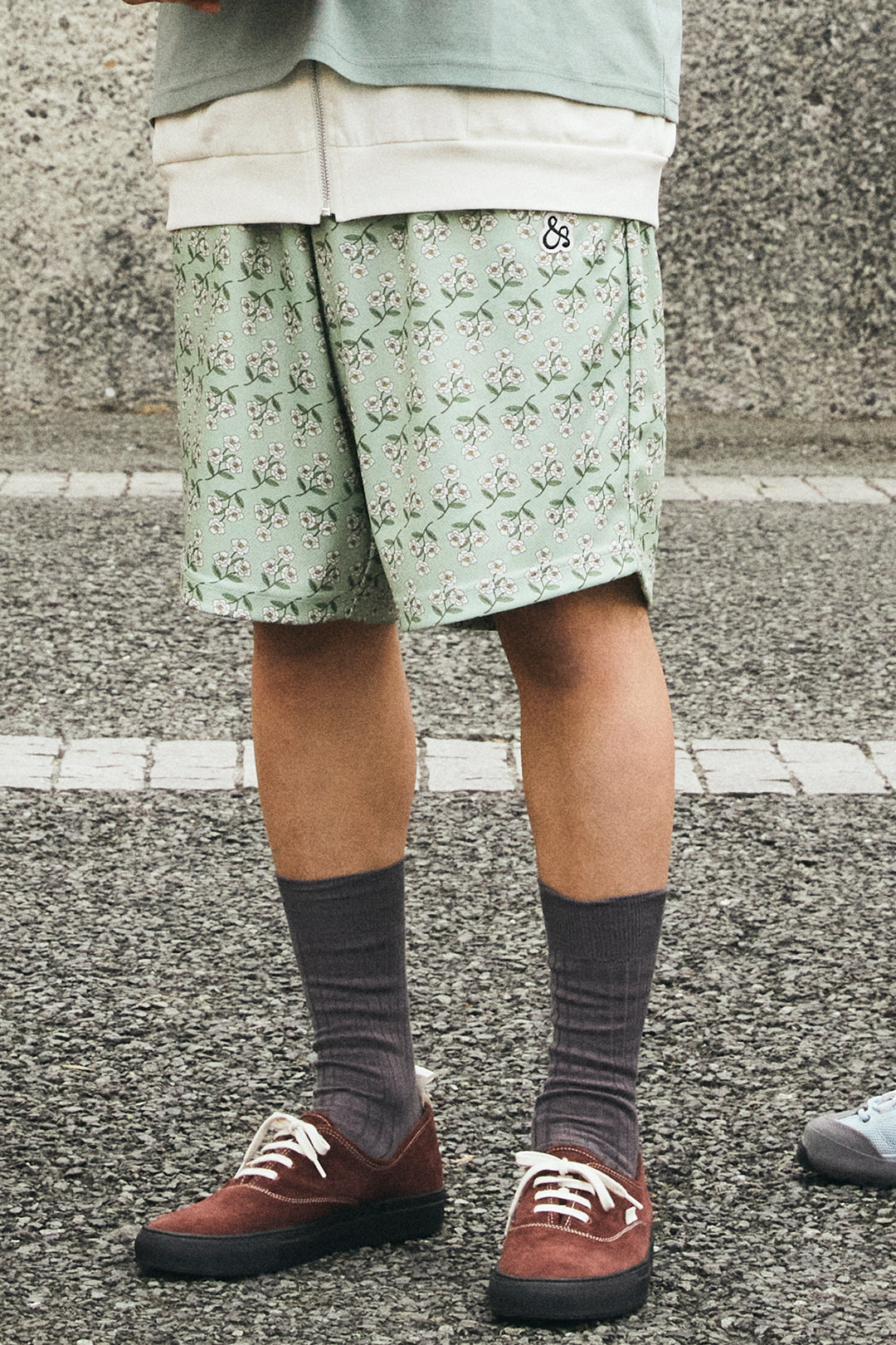 &RSON BLOSSOM SHORTS (GREEN)