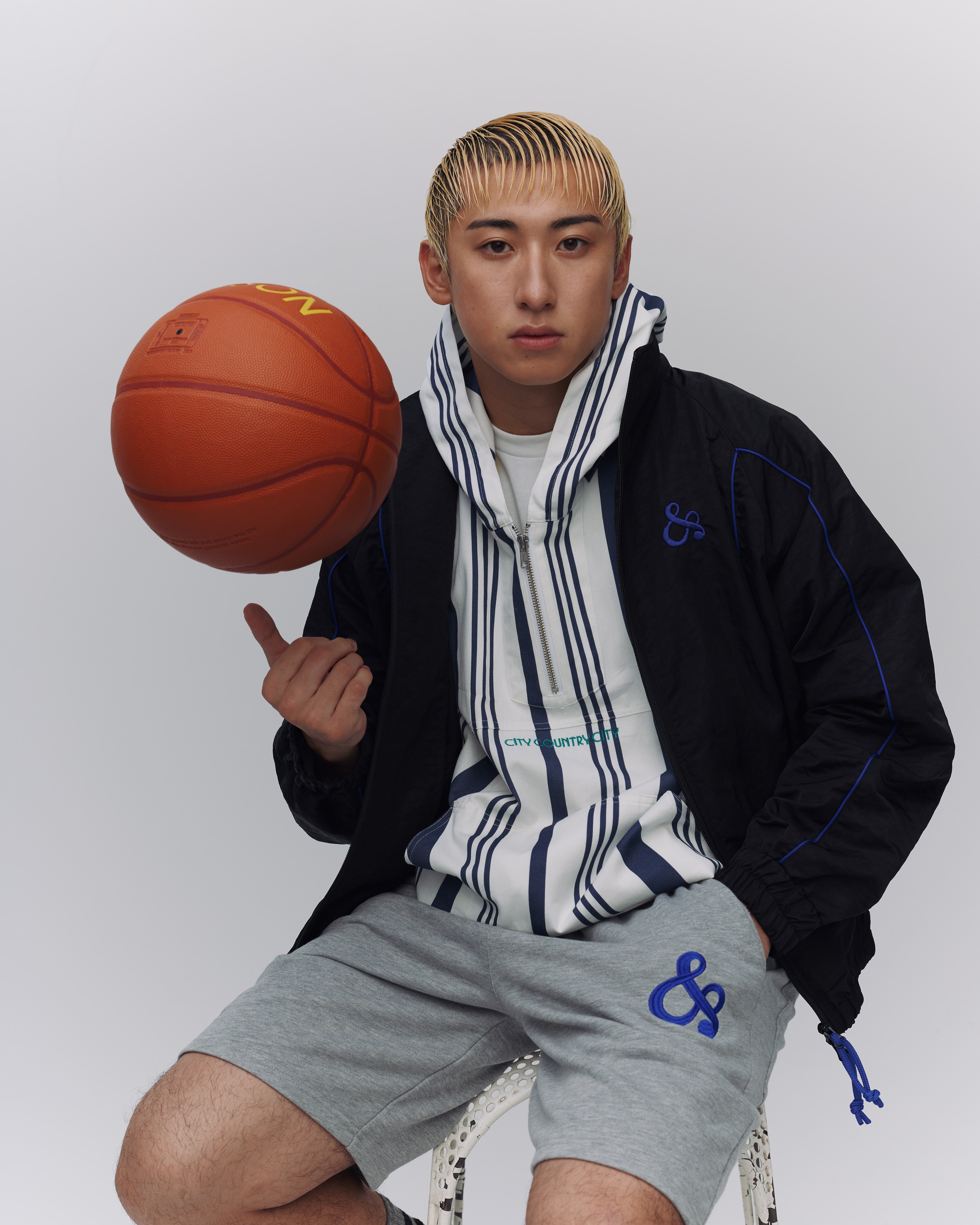 ジャケット・アウター BAL SATIN NYLON TEAM JACKET BAL SATIN NYLON TEAM JACKET