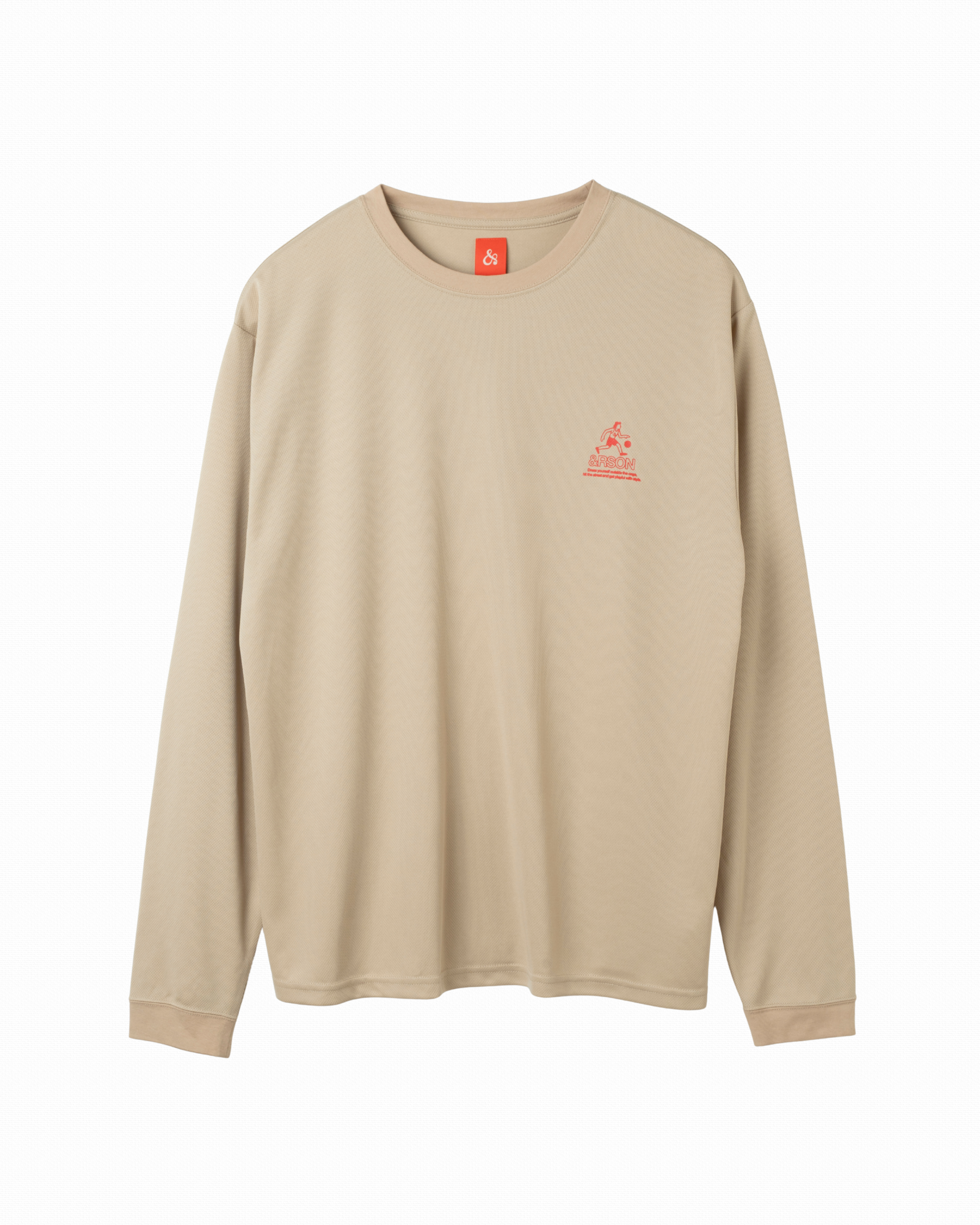 STANDARD L/S T-SHIRT BEIGE