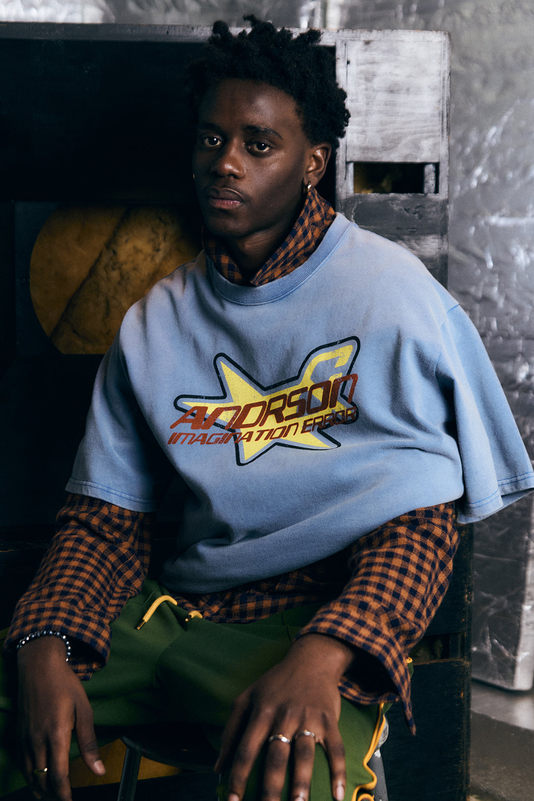 IMAGINATION ERROR T-SHIRTS BLUE