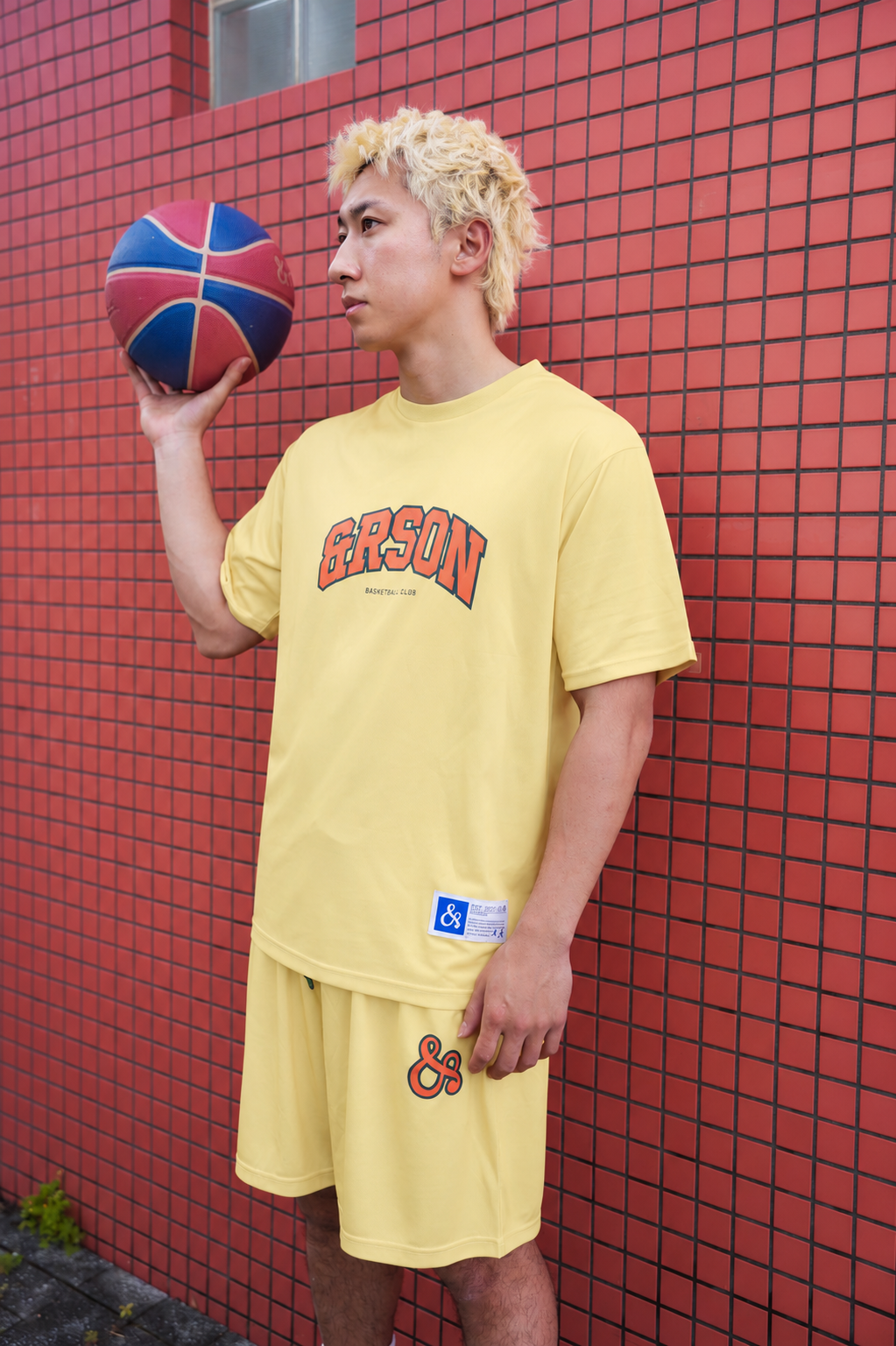 【NEW】STANDARD LOGO SHORTS / MUSTARD