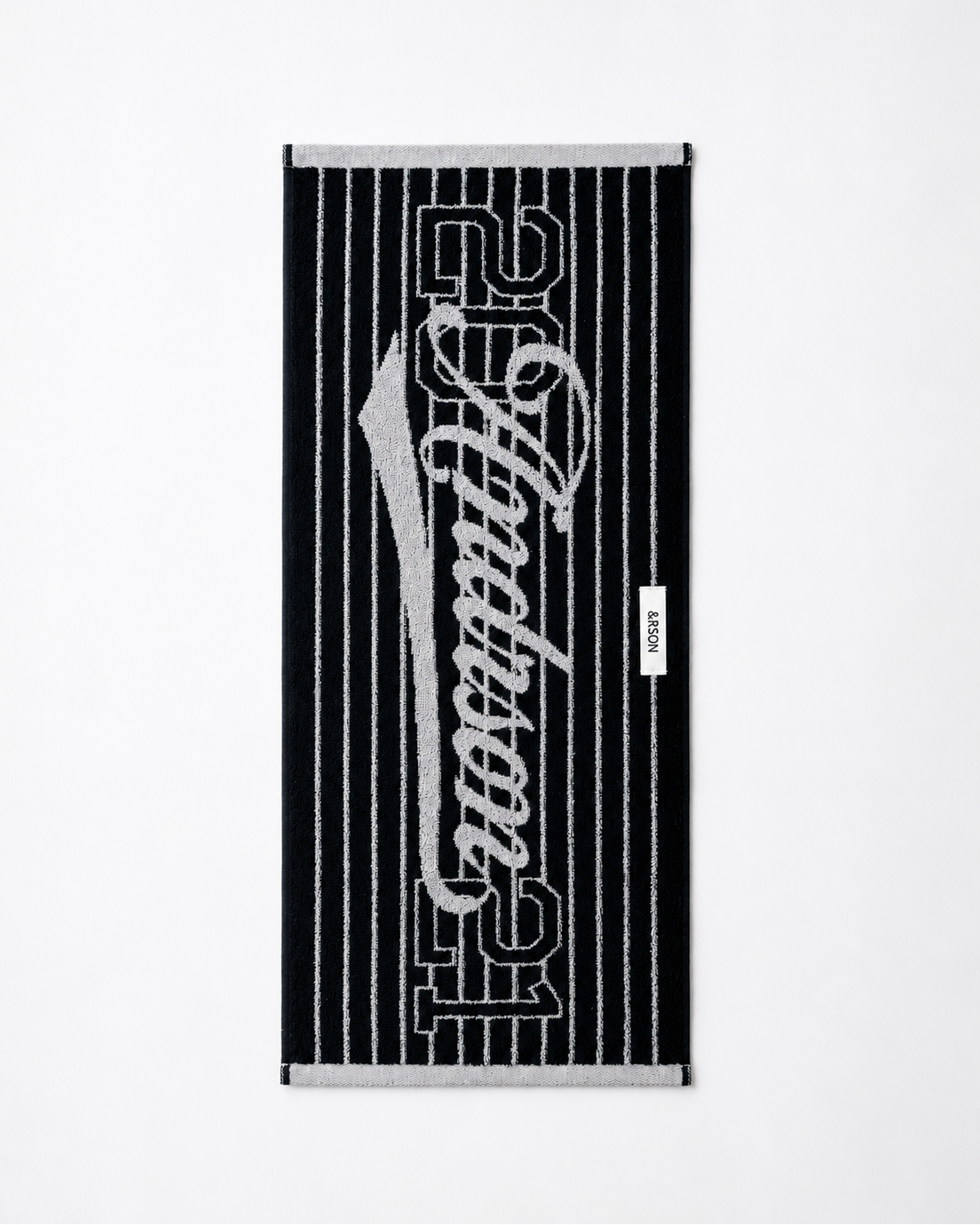 【NEW】STANDARD BI-COLOR FACE TOWEL / BLACK