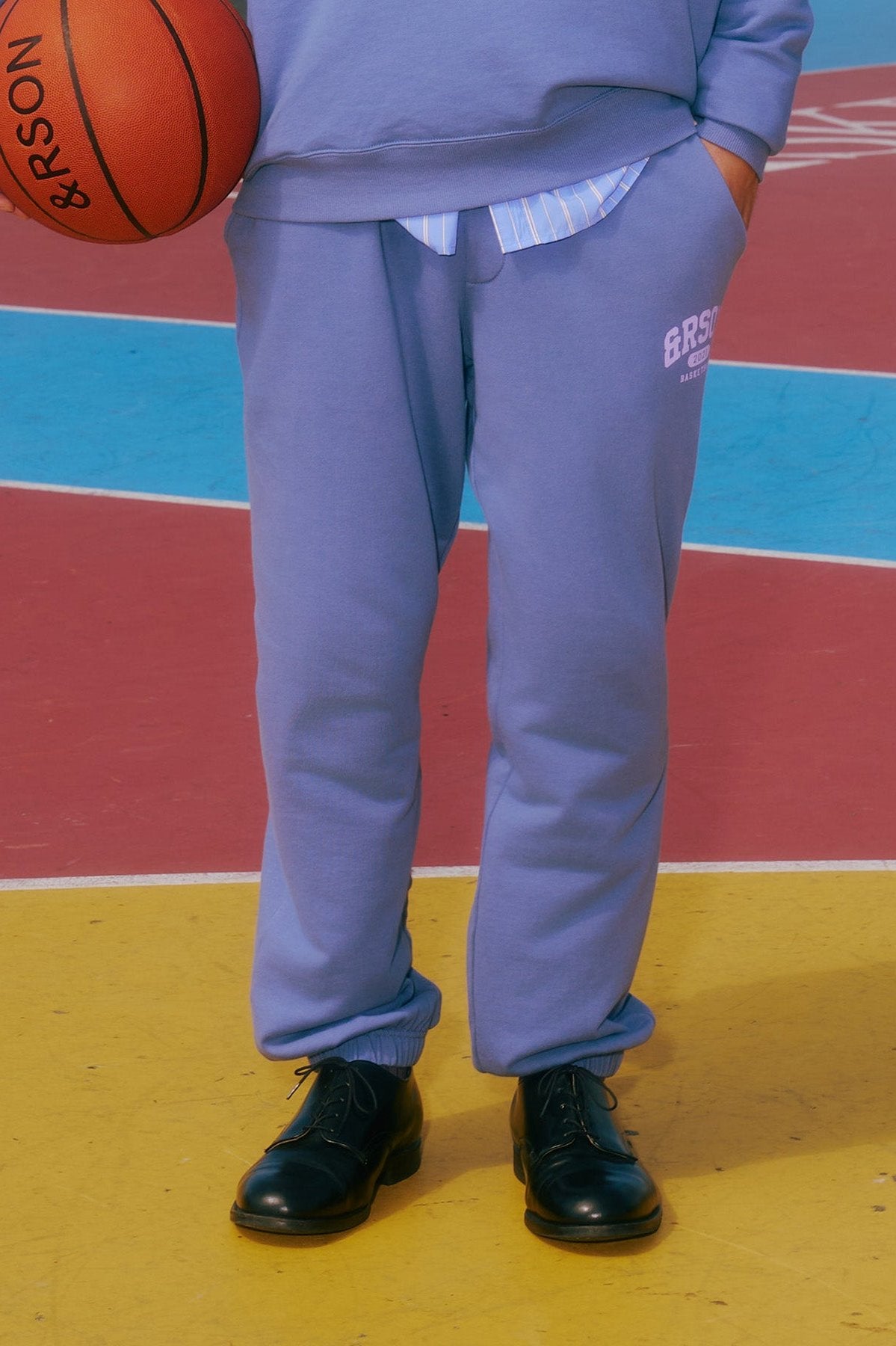 STANDARD LOGO SWEAT PANTS BLUE