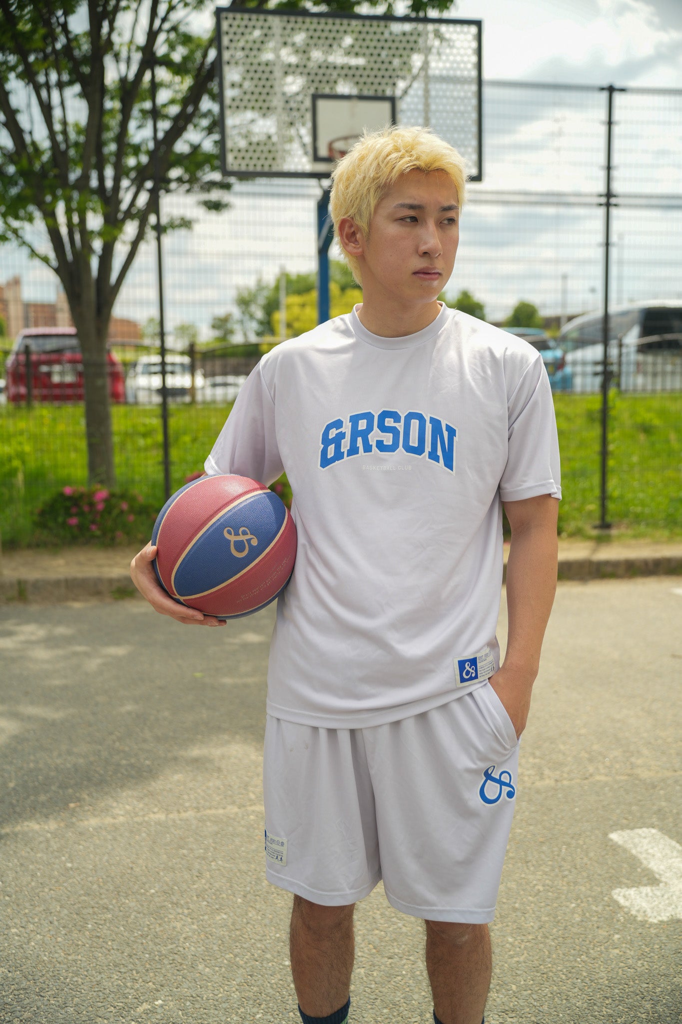 【NEW】STANDARD LOGO SHORTS / LIGTH GRAY