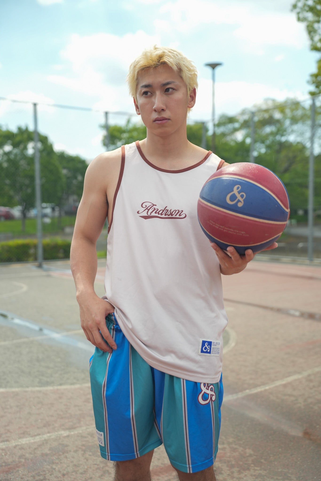 【NEW】STANDARD TANK TOP / WHITE BEIGE