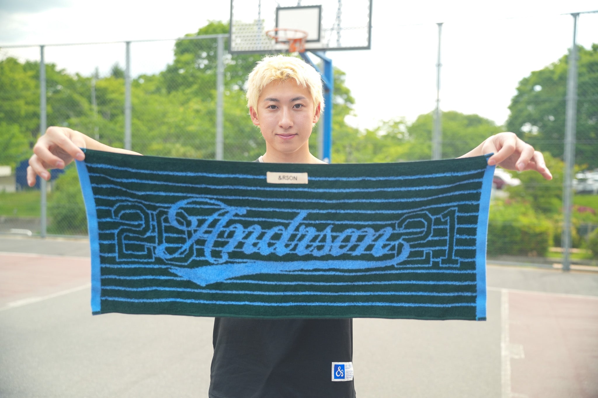 【NEW】STANDARD BI-COLOR FACE TOWEL / DEEP GREEN