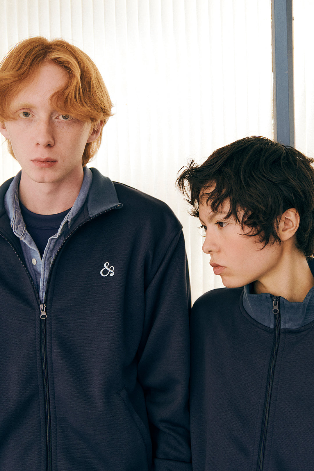 STANDARD JERSEY JACKET NAVY