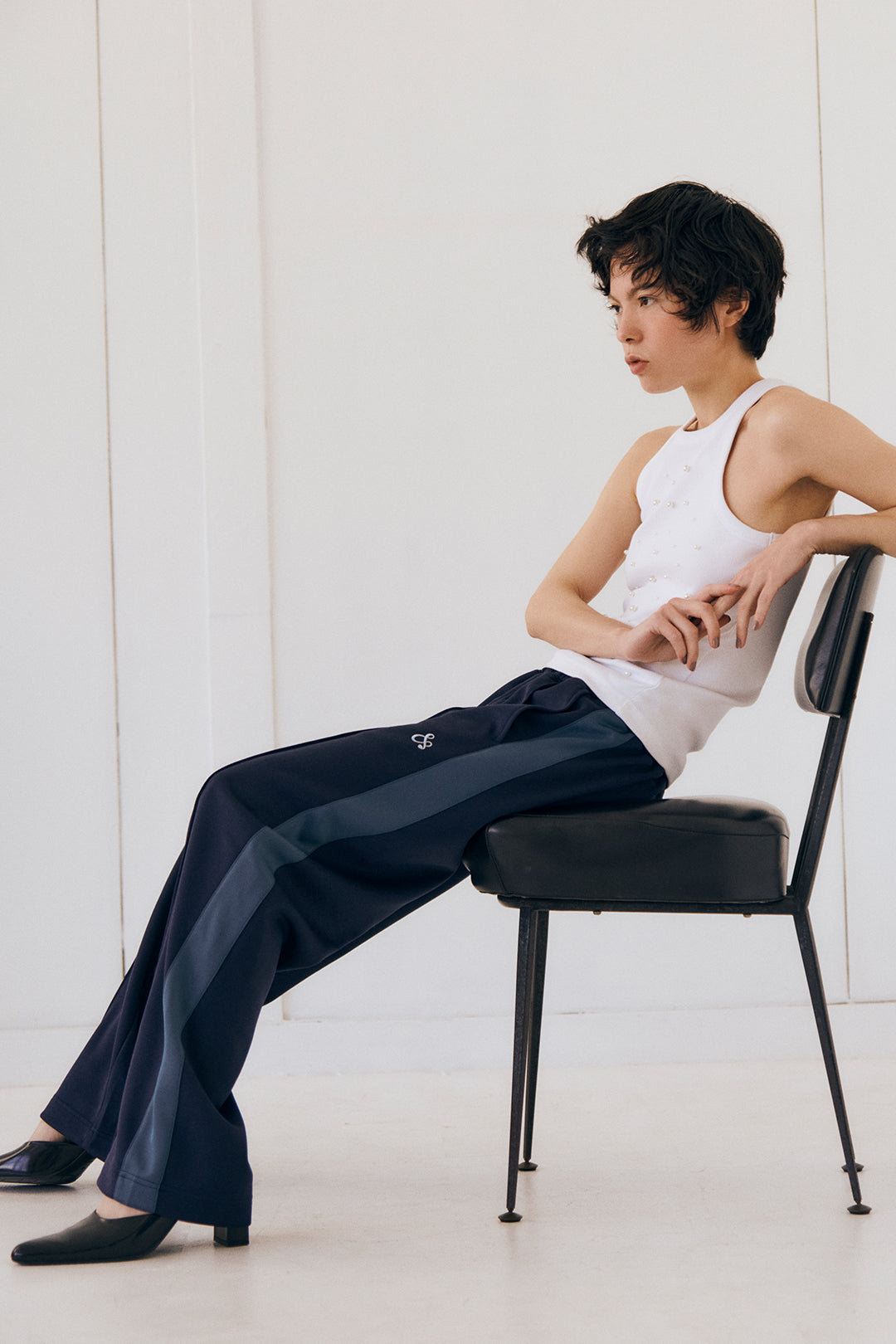 STANDARD JERSEY PANTS NAVY
