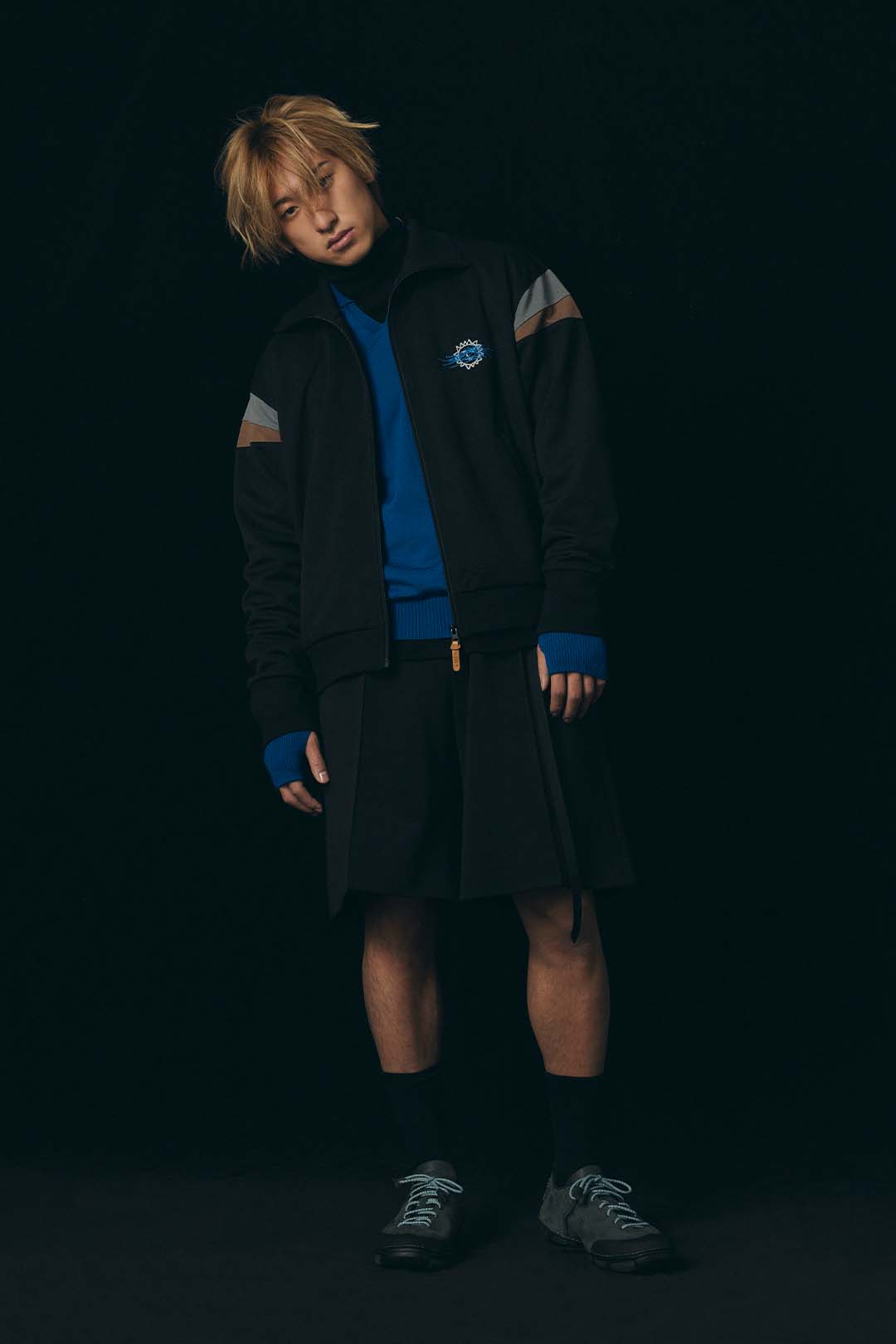 BLACK TRACK JACKET