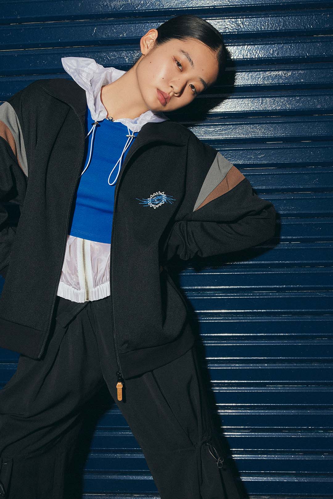 BLACK TRACK JACKET | &RSON