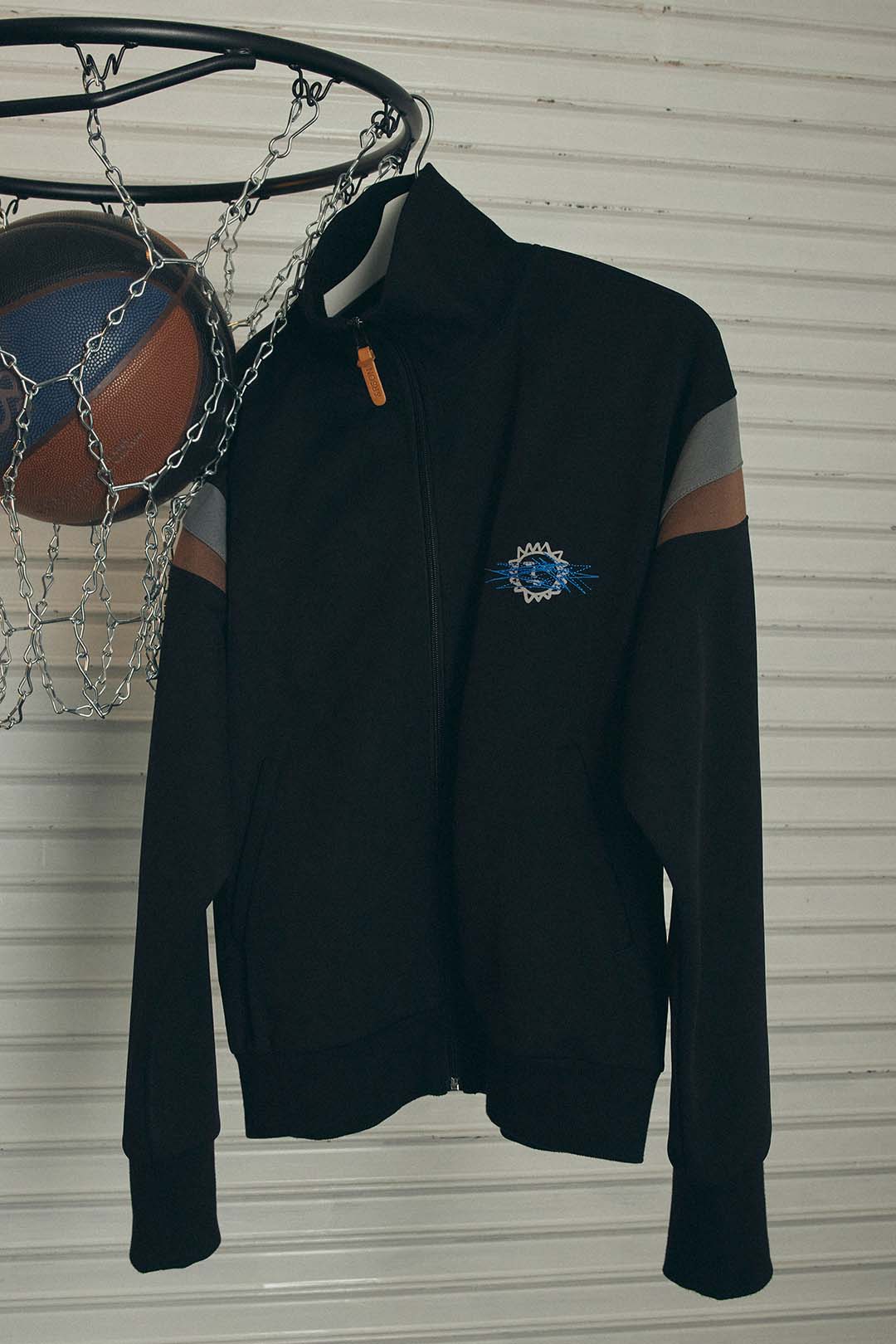 BLACK TRACK JACKET