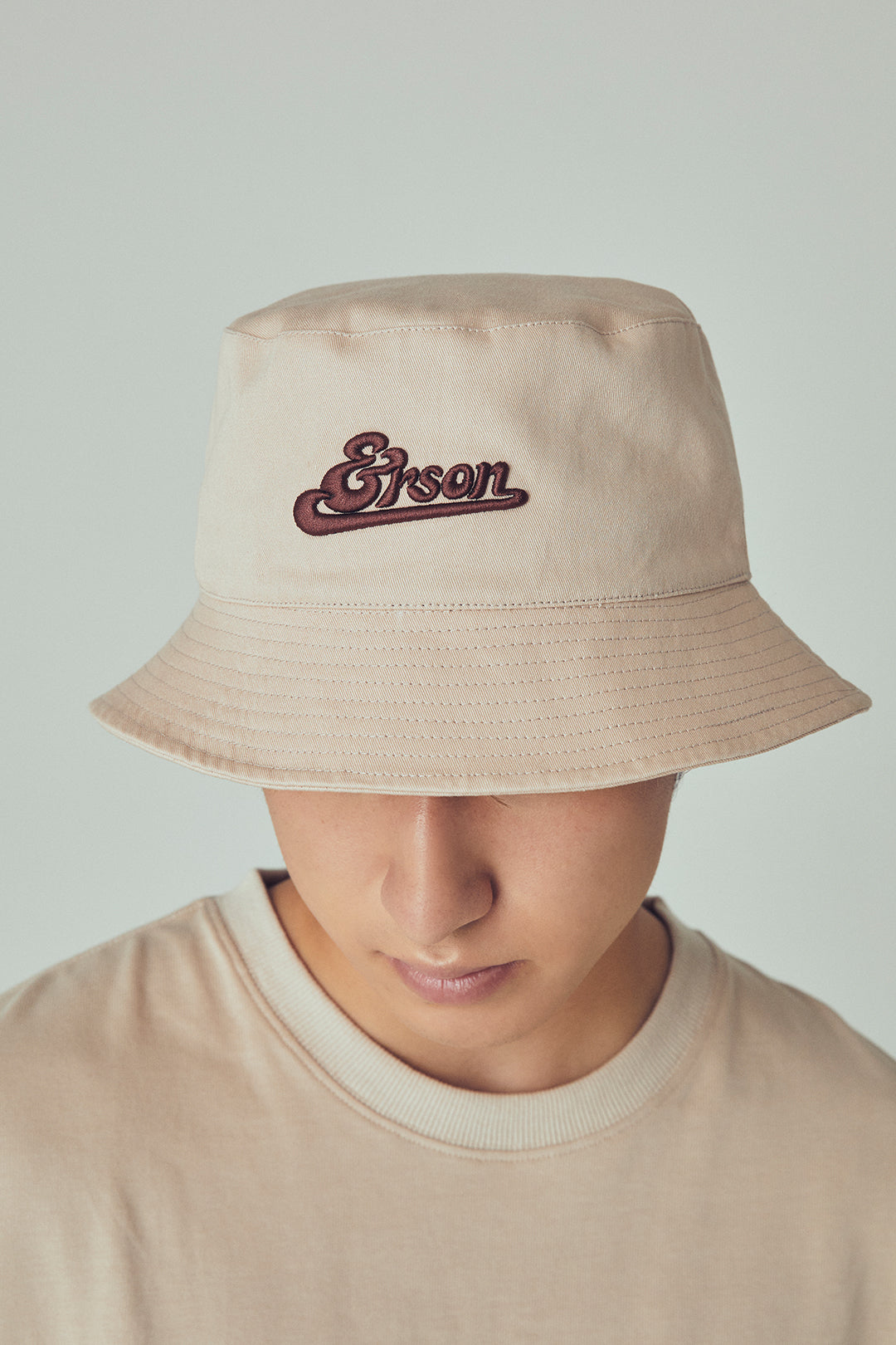 &RSON RETRO BUCKET HAT(BEIGE)