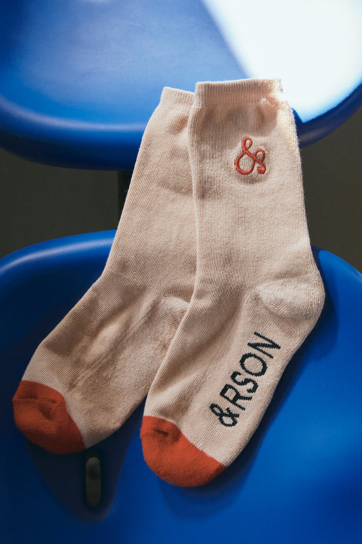 &RSON LONG SOCKS (ORANGE)